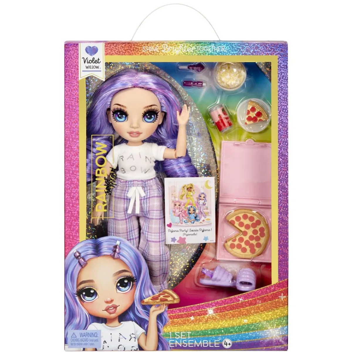MGA - Pijama Party - Violet (Morado) ㅤ*RAINBOW HIGH