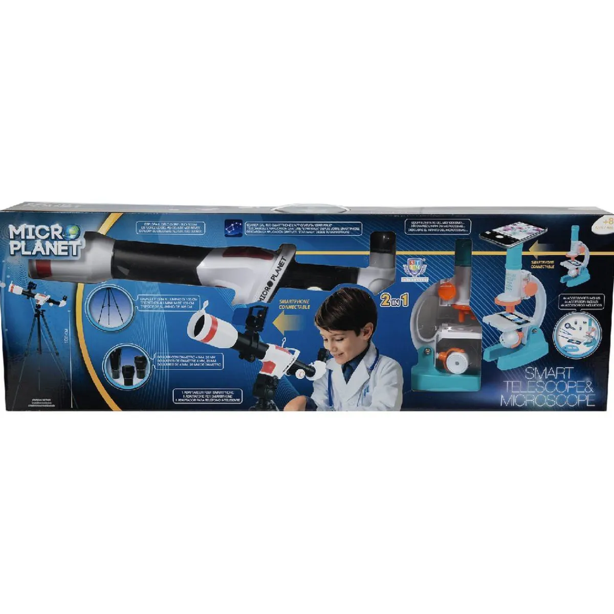 New - Microscopio y Telescopio inteligentes conectables Steam