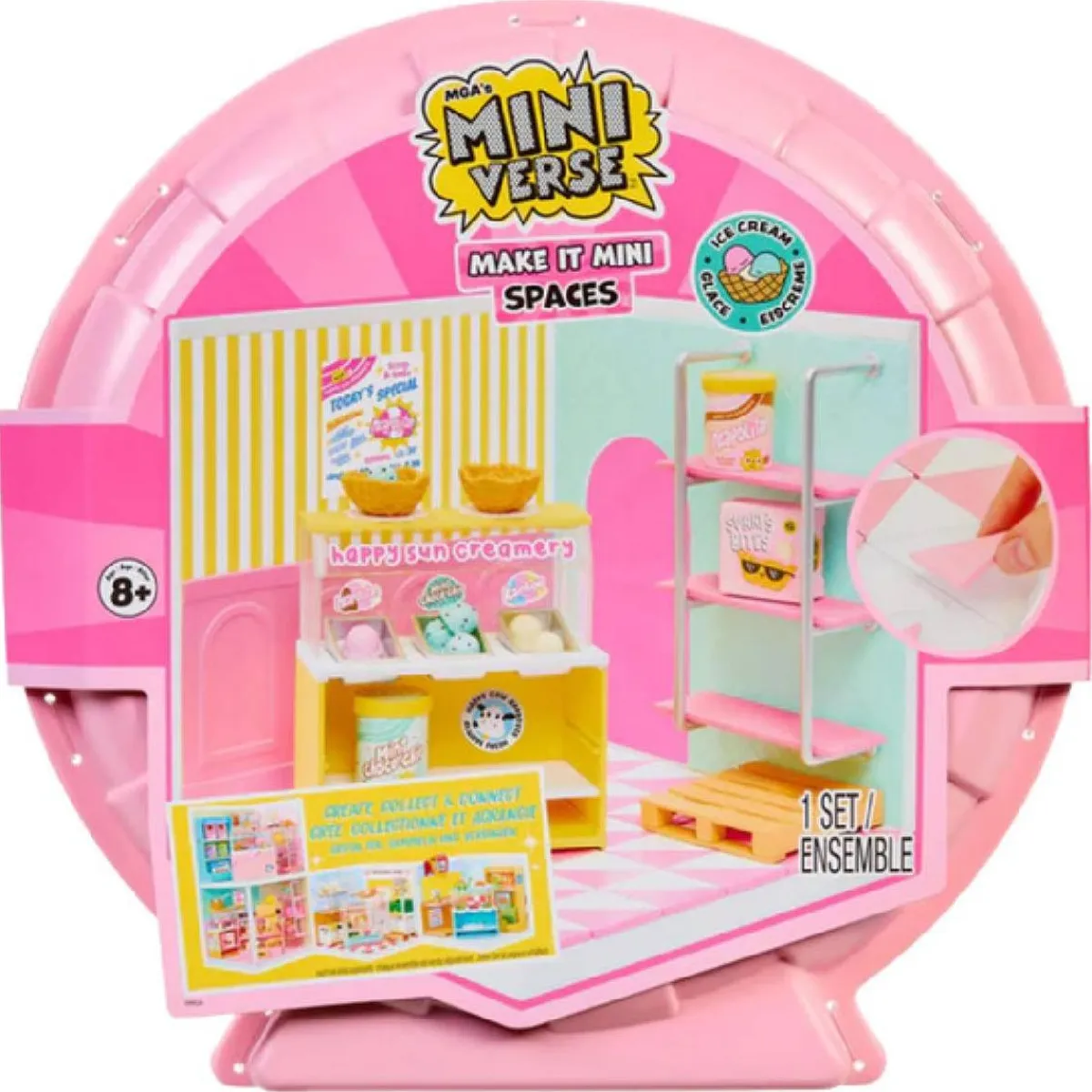 Hot Miniverse - Make It Mini - Spaces: Ice Cream Coleccionables Y Mini Mundos