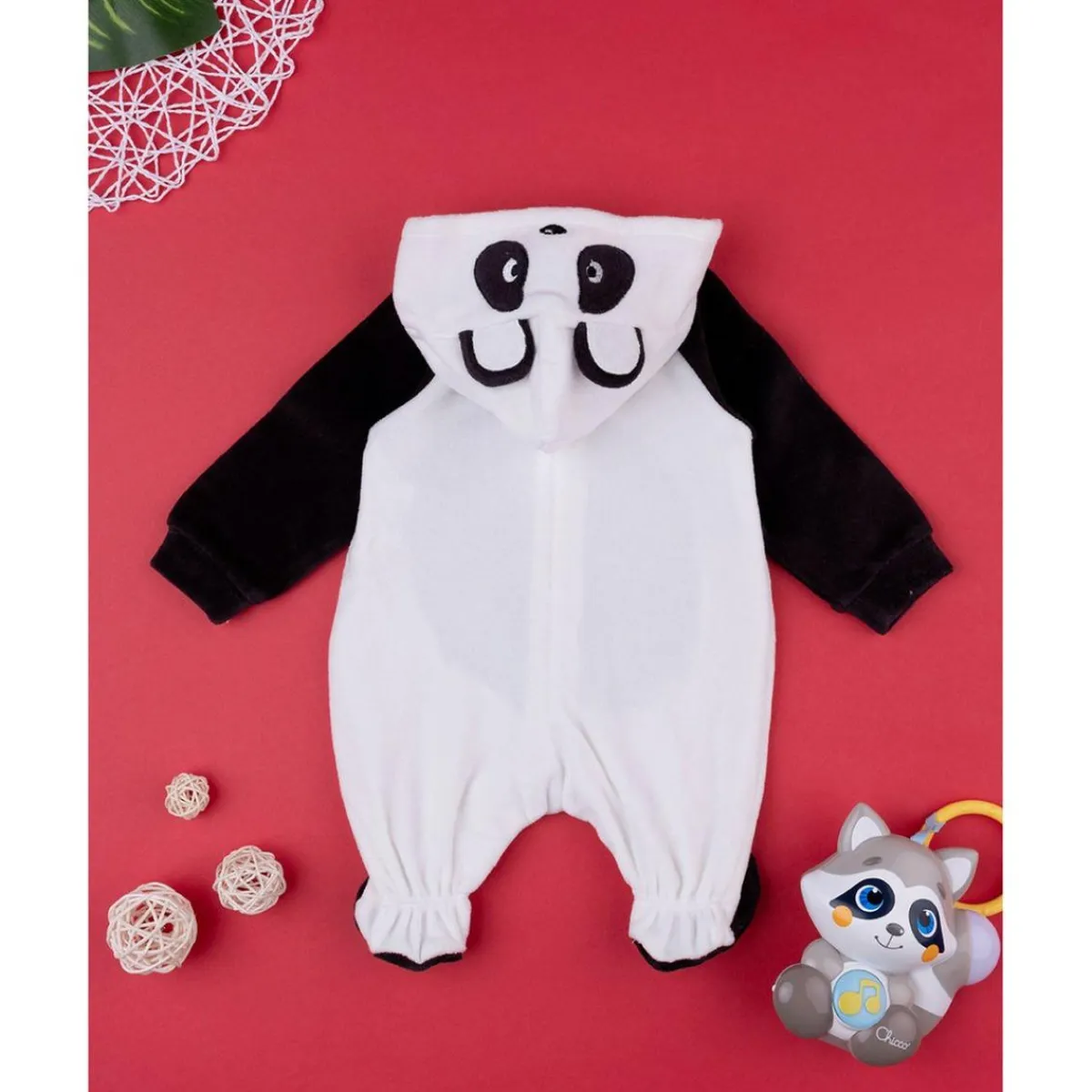 Mono de bebé de terciopelo panda*Prenatal Discount