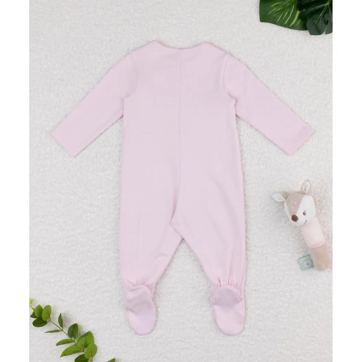 Mono rosa bebé flores estilizadas*Prenatal Online