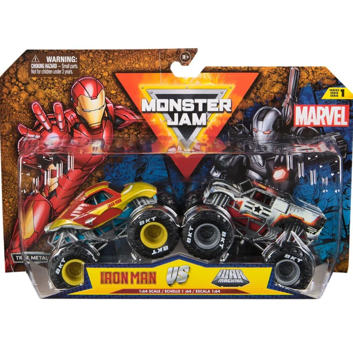 Discount - Pack 2 vehículos Marvel - Iron Man vs War Machine Vehículos Y Circuitos