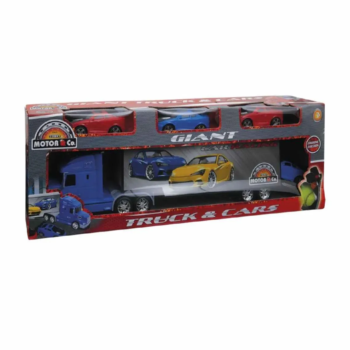 Motor & Co - Maxi camión porta coches (varios colores)*MOTORI & CO Hot