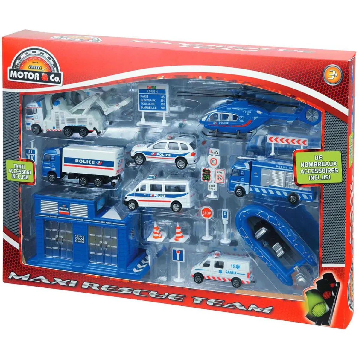 Motor & Co - Maxi Pack Vehículos Emergencia (varios modelos)*MOTORI & CO Best