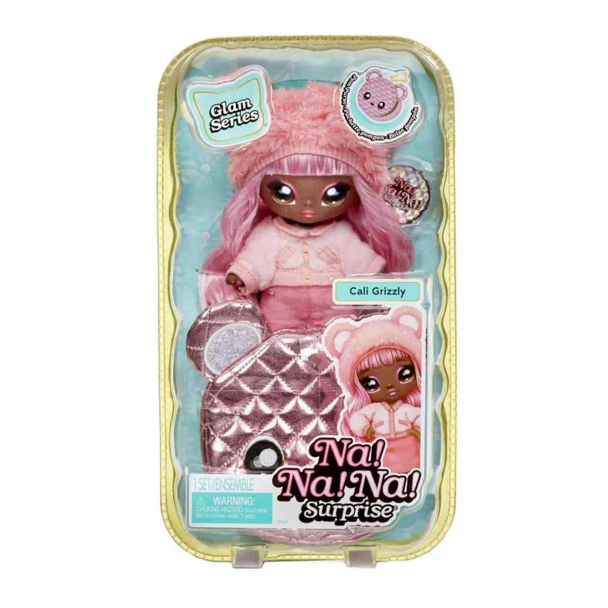 Outlet Na! Na! Na! Surprise 2-in-1 Pom Doll Glam Series - Cali Grizzly Coleccionables Y Mini Mundos
