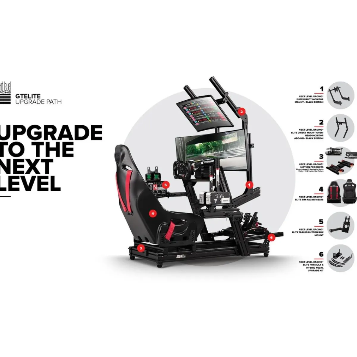 Discount - Cockpit GTElite Racing Simulator Wheel Plate Edition Videojuegos