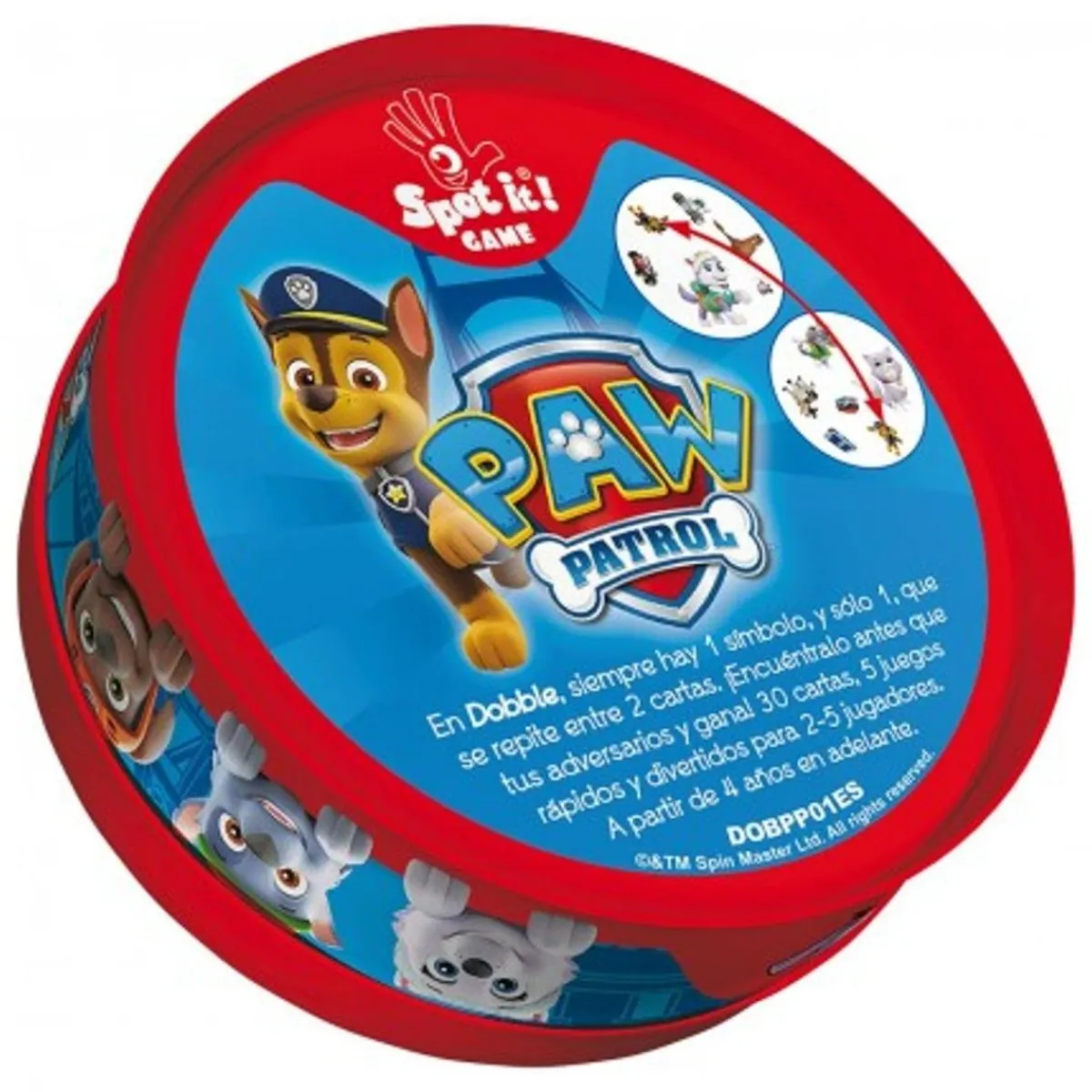 Nickelodeon - Patrulla Canina - Juego de cartas Dobble Patrulla Canina en Español*TRUDI Discount