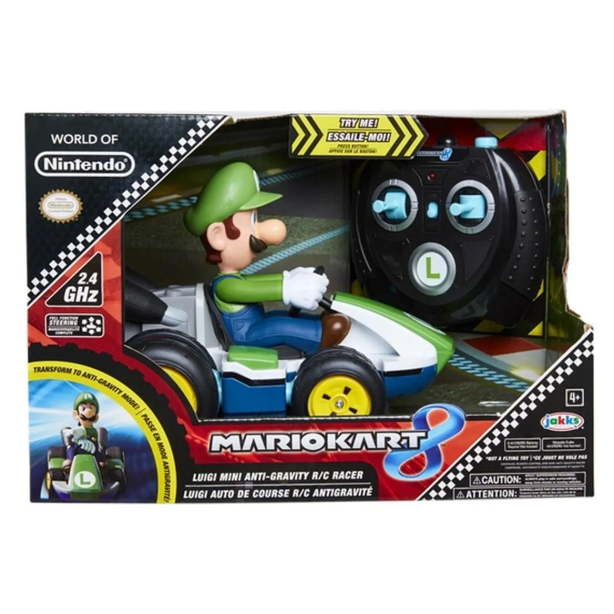 Nintendo - Coche RC antigravedad de Luigi Vehículos Y Circuitos
