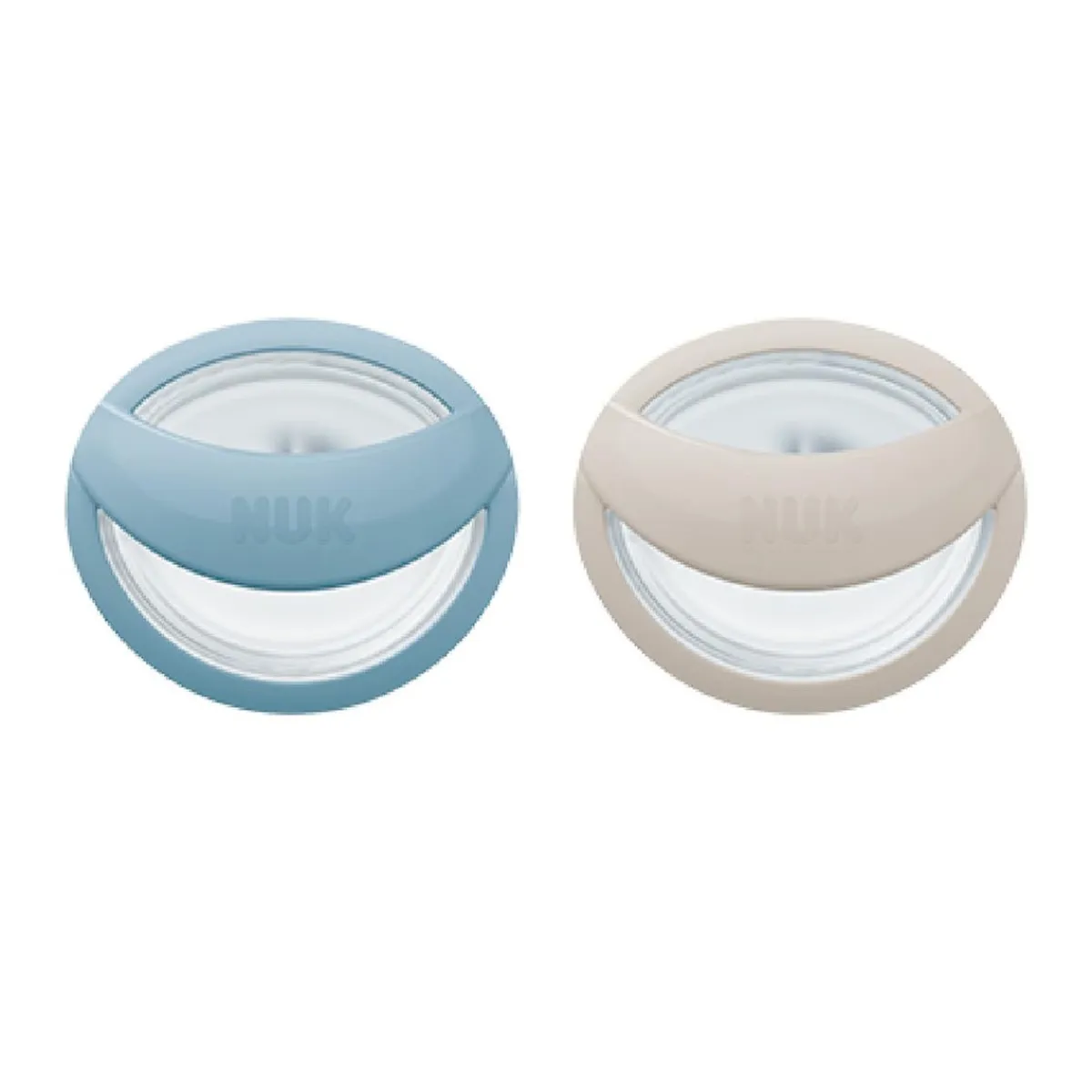 Best - Pack 2 chupetes Mommy Feel silicona 0-9 meses azul/beige Biberones Y Chupetes·Chupetes