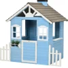 Best - Casa de madera infantil Azul Casas