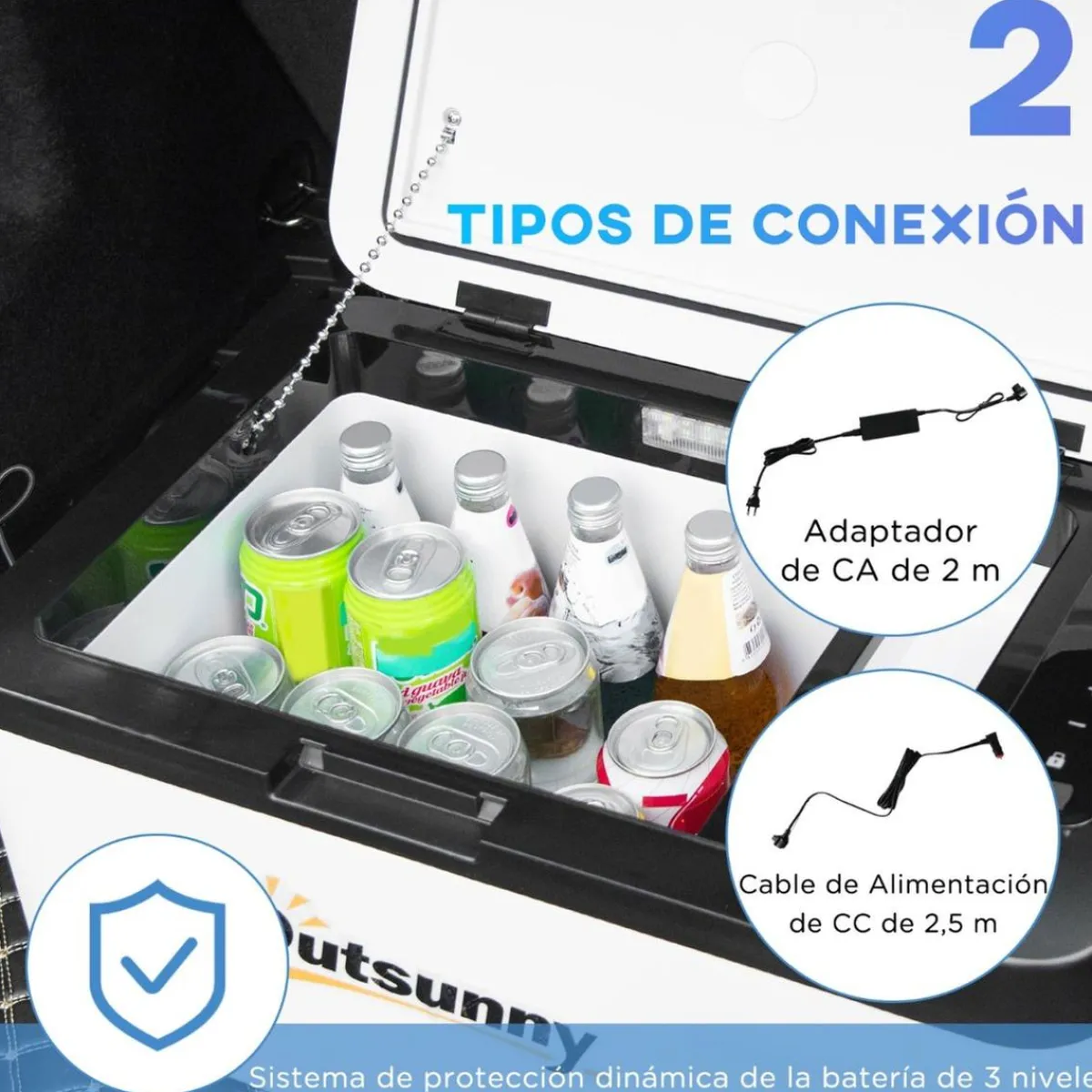 Clearance - Nevera congelador portatil 18L Blanco Figuras De Acción