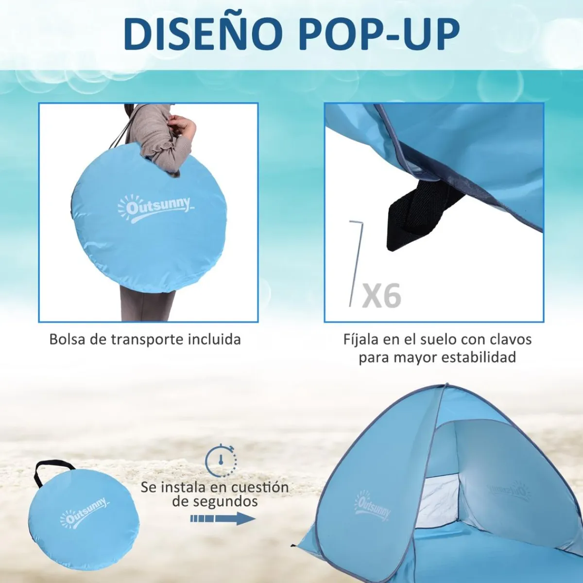 Outlet - Tienda Pop Up playa Azul Juguetes De Verano