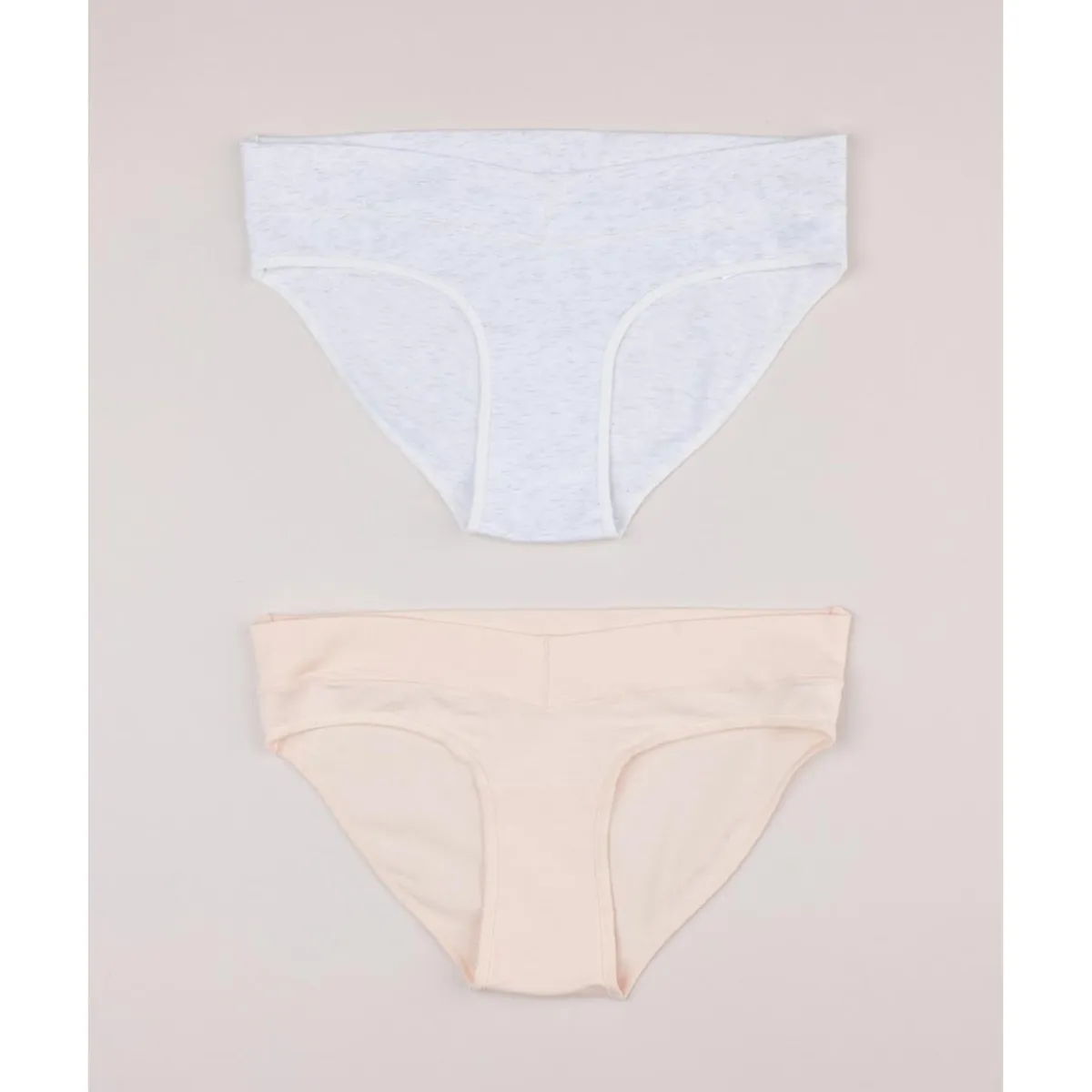 Pack 2 braguitas blanco/beige premamá*Prenatal Best