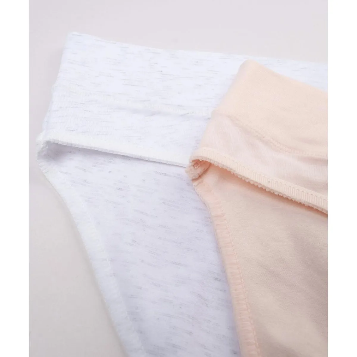 Pack 2 braguitas blanco/beige premamá*Prenatal Best
