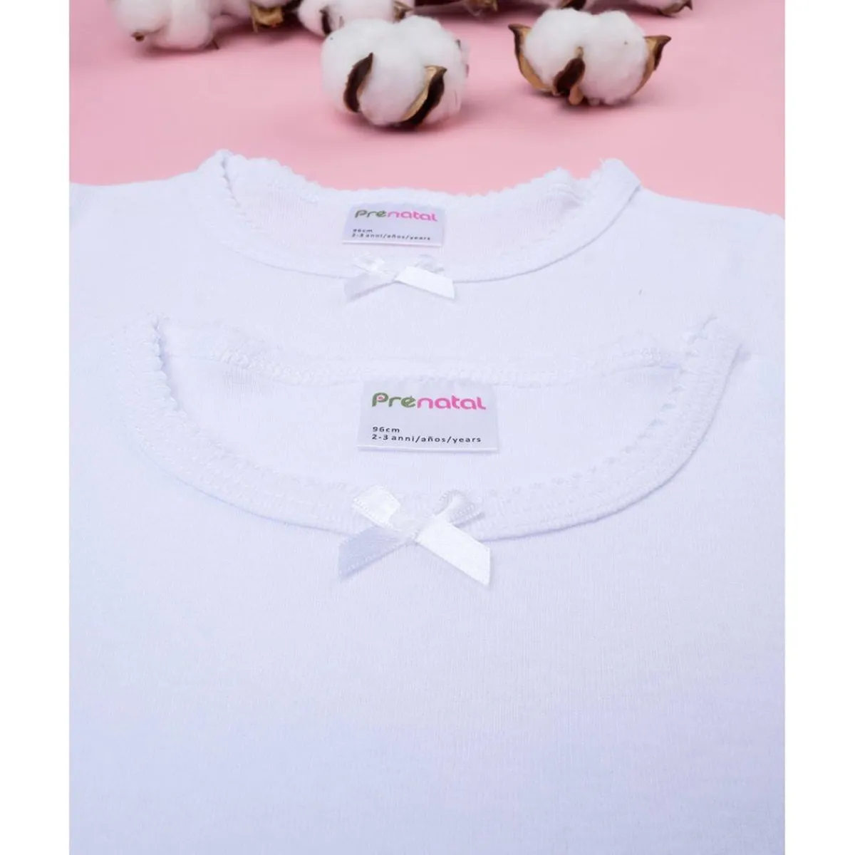 Outlet Pack 2 camiseta niño manga corta con borde croqueta Descanso Y Ropa Interior·Infantil 2-10 Años