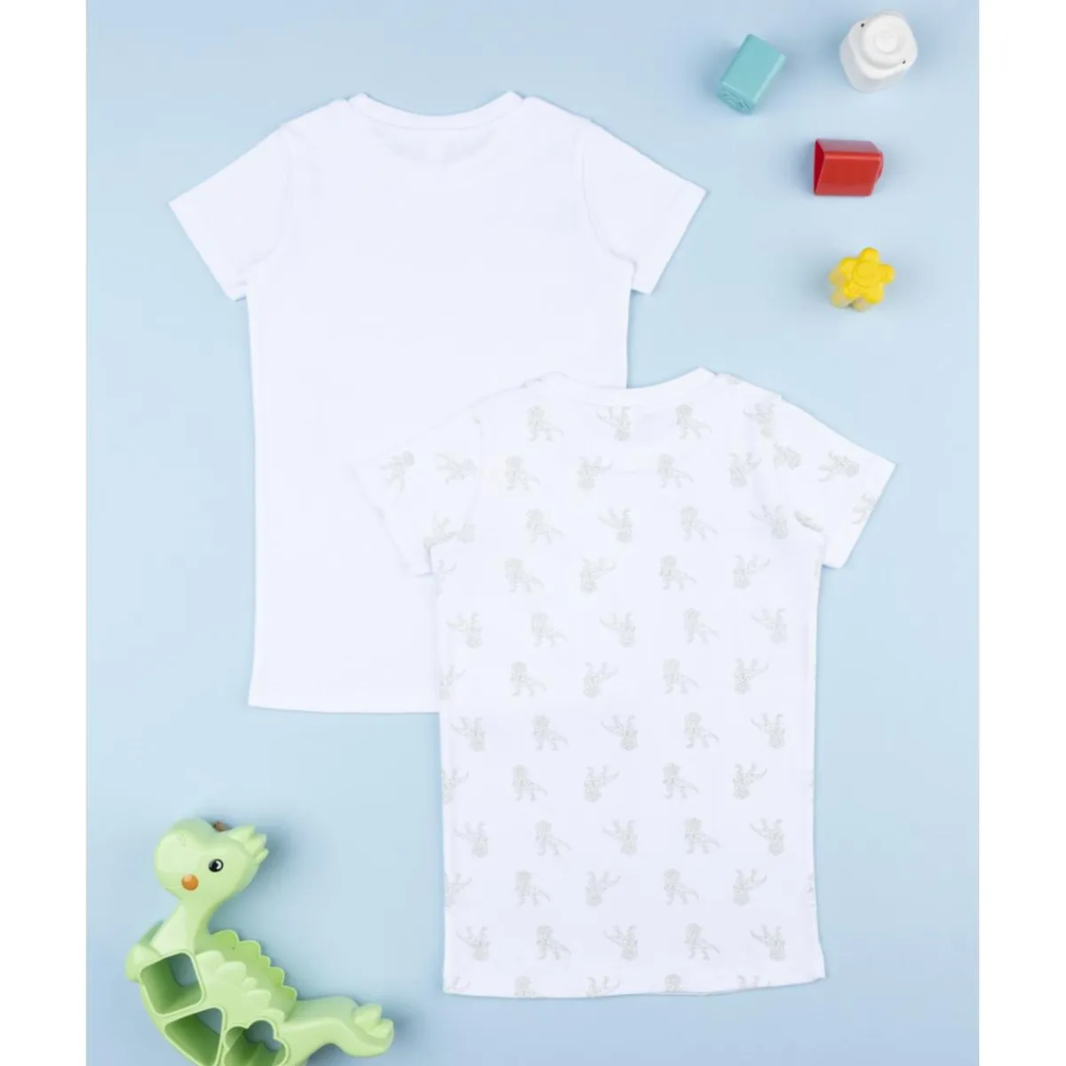 Sale Pack 2 camisetas Dino para niño Descanso Y Ropa Interior·Infantil 2-10 Años