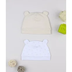 Online Pack 2 gorros de recién nacida en tonos crema y beige Recién Nacido·Primeras Salidas|Primeras Salidas·Gorros, Viseras Y Manoplas