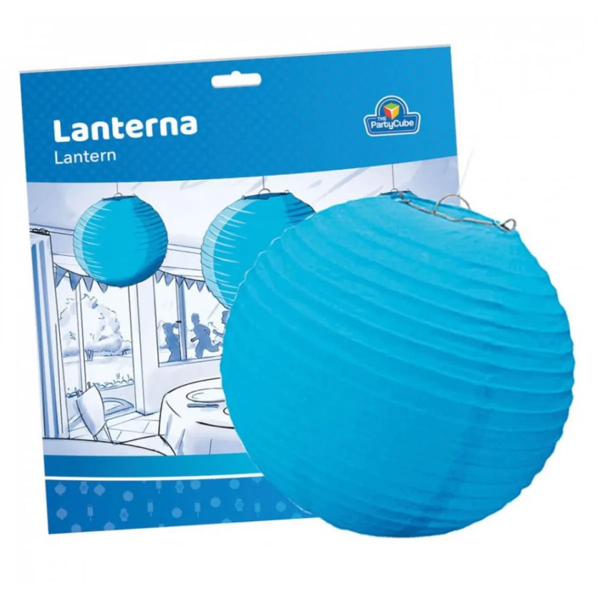 Outlet Pack 3 lámparas linterna azules Artículos De Fiesta Y Regalos