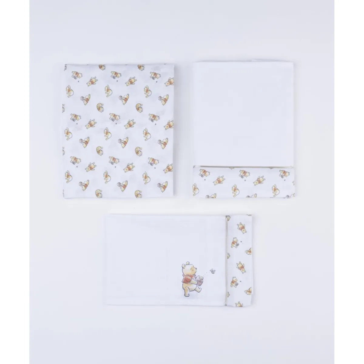 Sale Pack 3 piezas cuna/capazo – Winnie the Pooh all over Ropa De Cama·Sábanas Y Mantas|Recién Nacido·Ropa De Cama