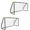 Pack 2 porterías plegables negras – 180 × 91 × 120*DEVESSPORT Online