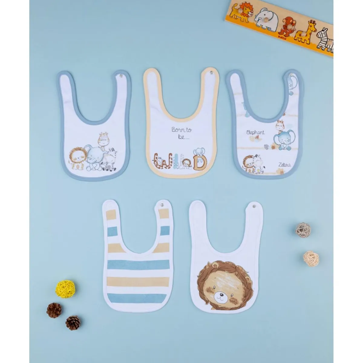 New Pack de 5 baberos con estampado Recién Nacido·Ropa Y Accesorios|Ropa Y Accesorios·Baberos