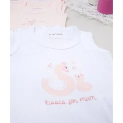 Pack de 5 bodies niña sin mangas*Prenatal Hot