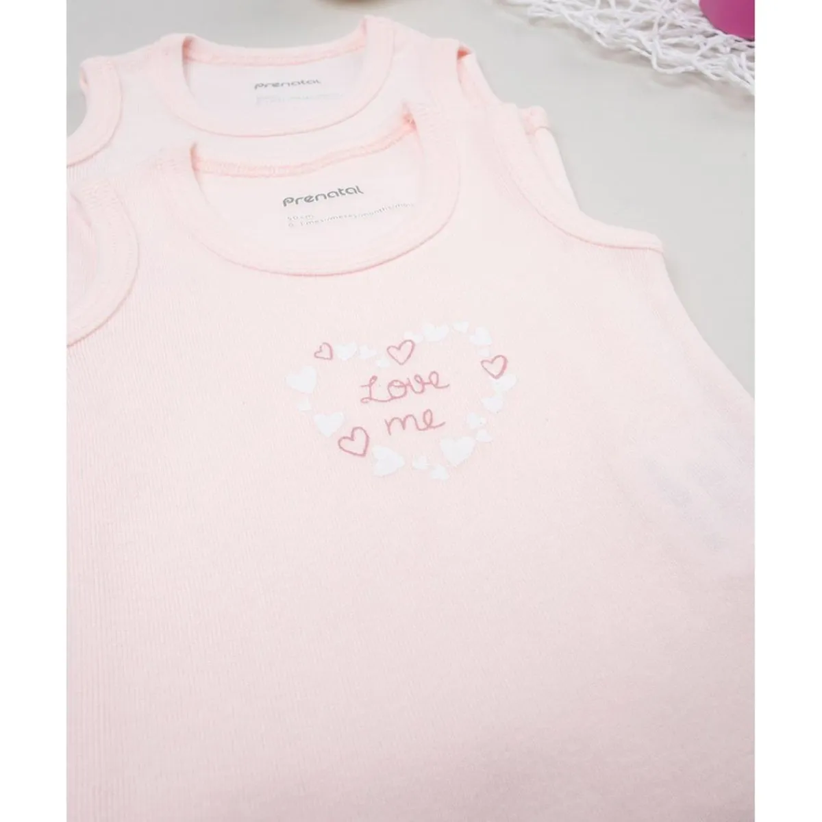 Pack de 5 bodies niña sin mangas*Prenatal Hot