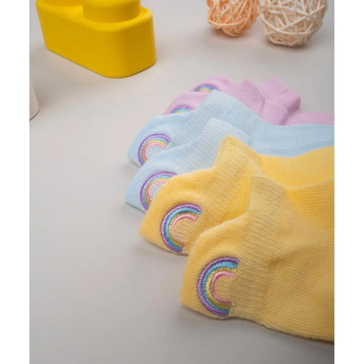 Discount Pack de 5 calcetines cortos coloridos para niña – arcoíris Calzado Y Accesorios·Accesorios Y Complementos
