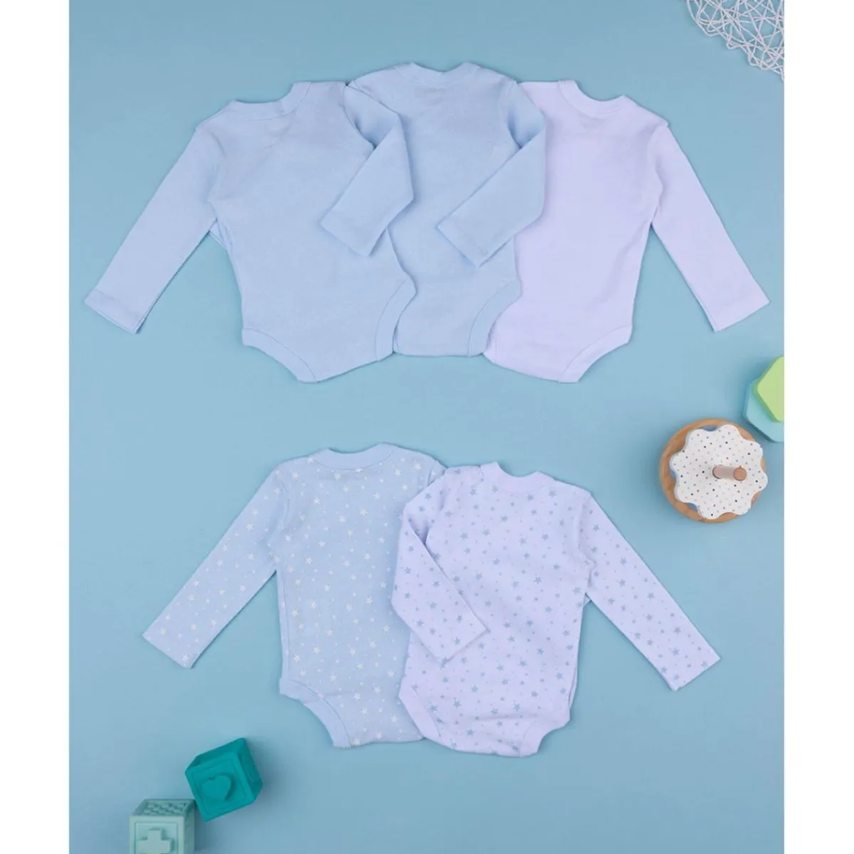 Pack x5 body manga larga niño*Prenatal Outlet