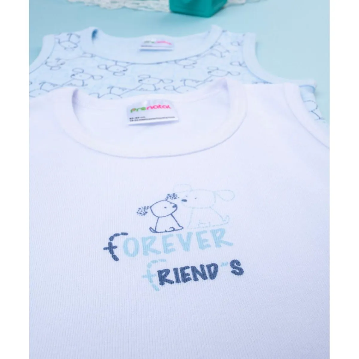 Discount Pack x2 camiseta de tirantes cuerpo Descanso Y Ropa Interior·Bebé 3-36 Meses