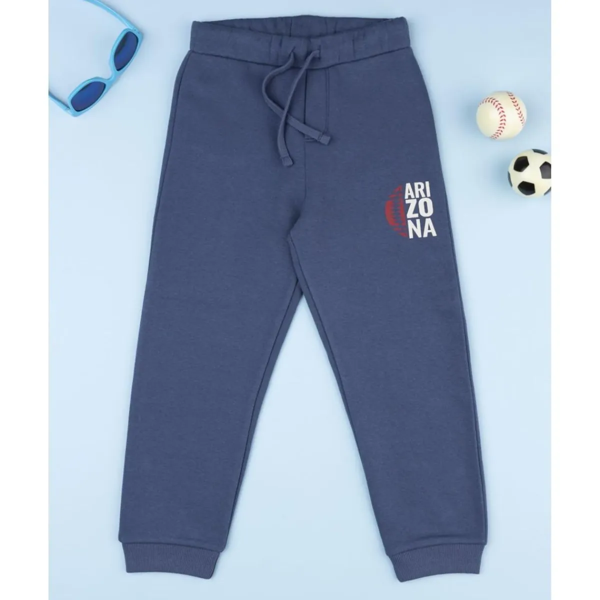 Pantalón azul con estampado para niño*Prenatal Outlet
