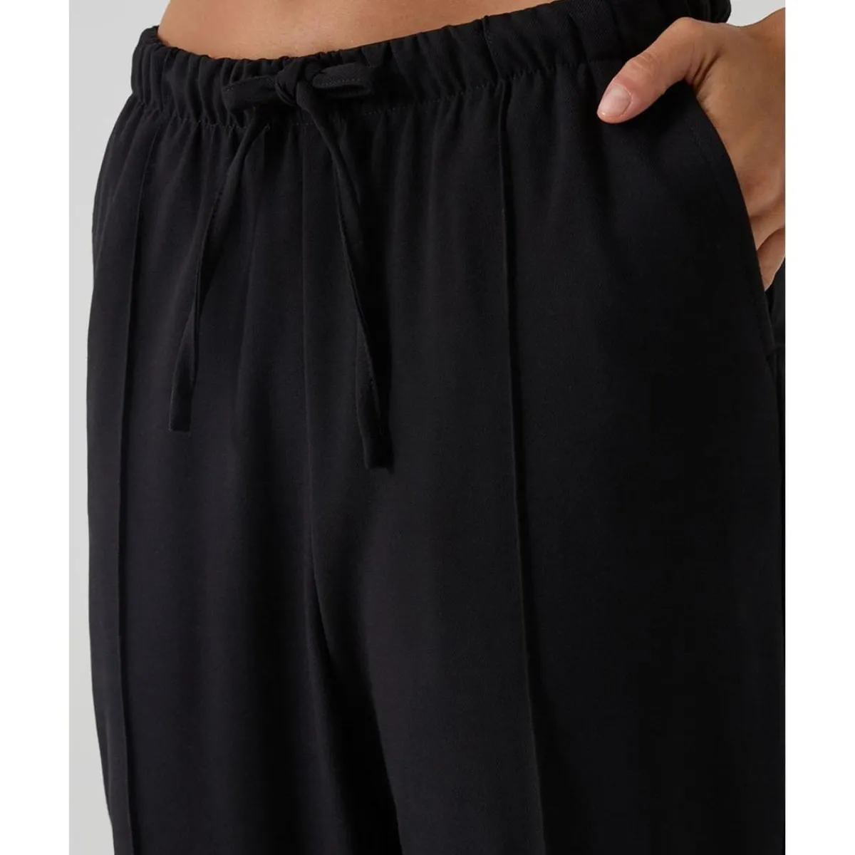 New Pantalón premamá de pierna ancha negro Premamá·Moda|Moda·Pantalones, Faldas Y Leggins