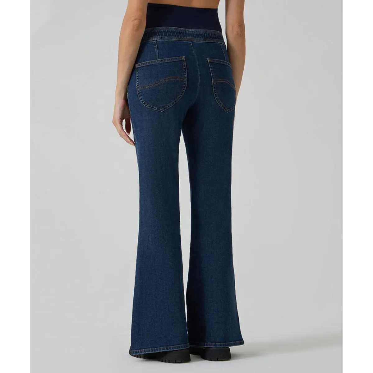 New Pantalón premamá denim campana Premamá·Moda|Moda·Pantalones, Faldas Y Leggins