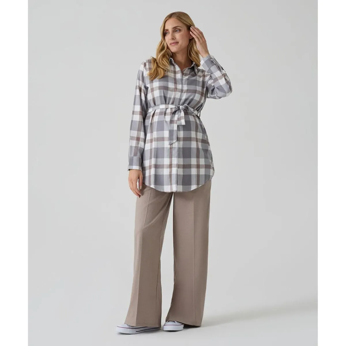 Best Pantalón premamá marrón Premamá·Moda|Moda·Pantalones, Faldas Y Leggins