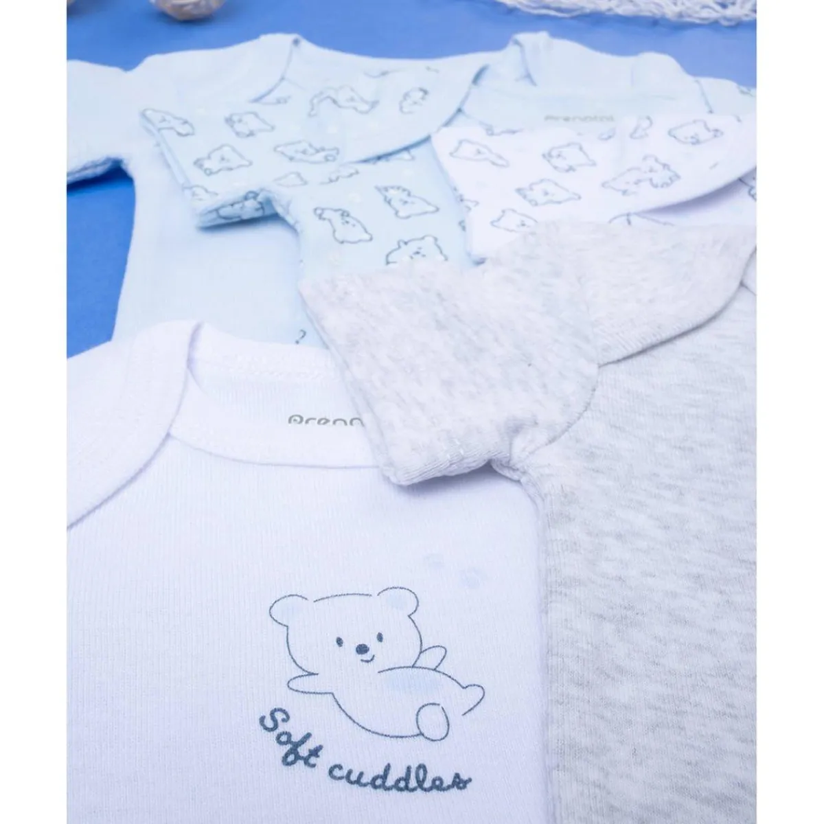 Paquete 5 body bimbo costina 'orsetto'*Prenatal Outlet