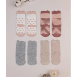 Paquete de 4 calcetines largos niña animales*Prenatal Hot