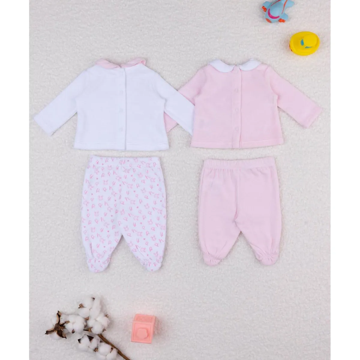 Best Paquete de 2 conjuntos de felpa Recién Nacido·Ropa Y Accesorios|Ropa Y Accesorios·Conjuntos
