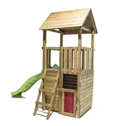 Parque juegos infantil de madera Tibidabo con casita*MASGAMES