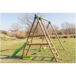 Parque juegos infantil de madera Milos Columpios