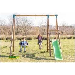 Parque juegos infantil de madera Milos con asiento para bebé*MASGAMES Sale