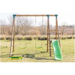 Parque juegos infantil de madera Milos con asiento para bebé*MASGAMES Sale