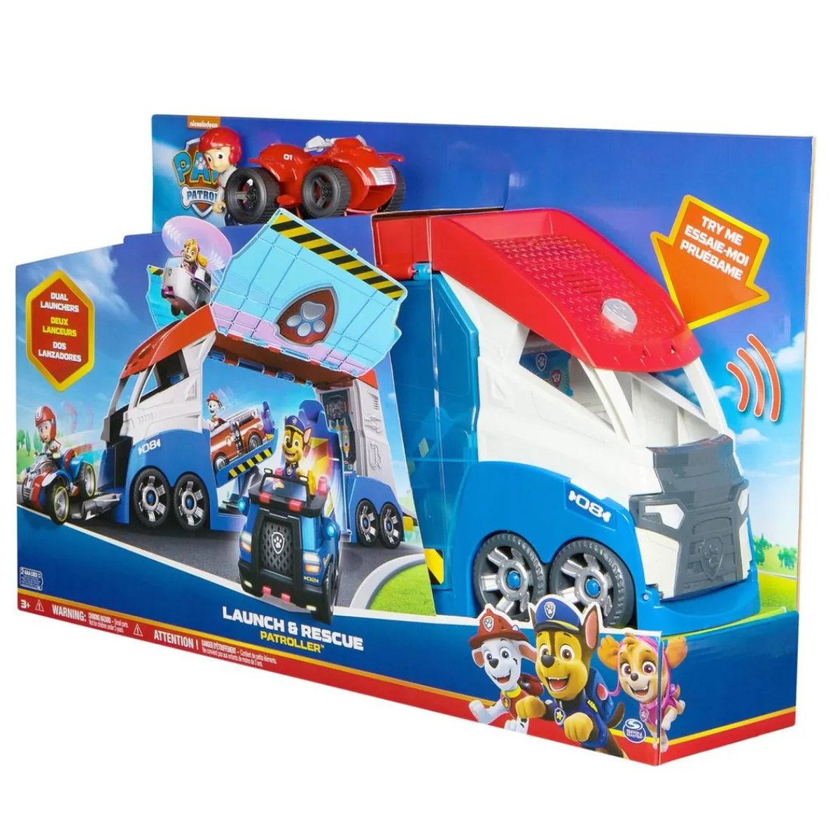 Best Patrulla Canina - Camión juguete de rescate con luces y sonidos Coleccionables Y Mini Mundos