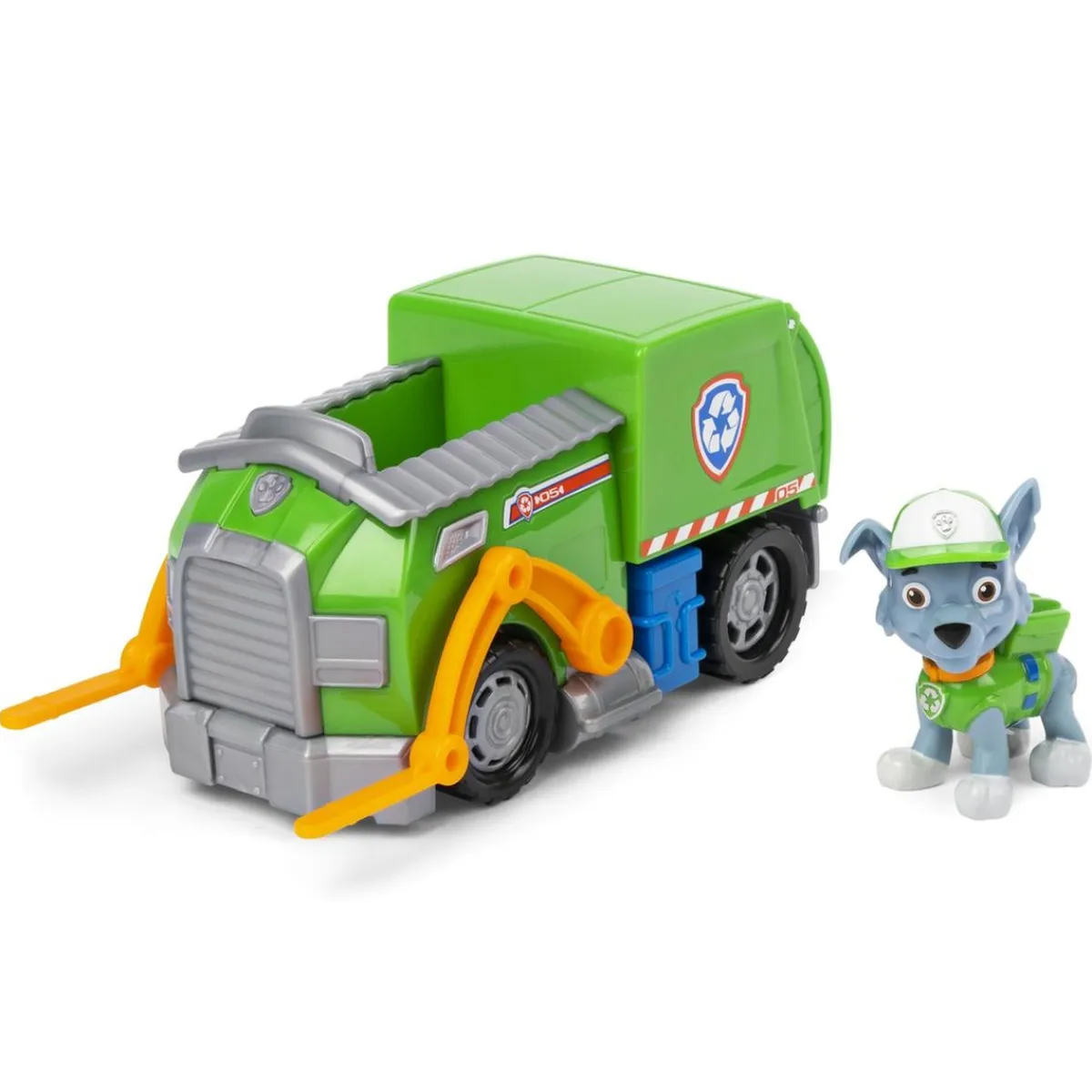 Discount Patrulla Canina - Camión juguete reciclaje Rocky Coleccionables Y Mini Mundos