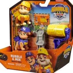 Patrulla Canina - Conjunto de Figuras de acción Rubble & Mix*SPIN MASTER Clearance