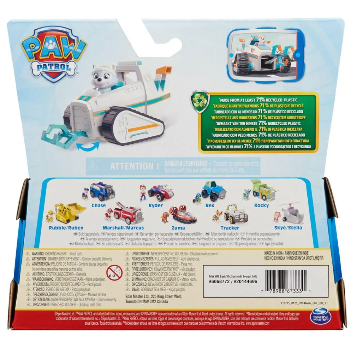 Discount Patrulla Canina - Vehículo de juguete con figura Everest Coleccionables Y Mini Mundos