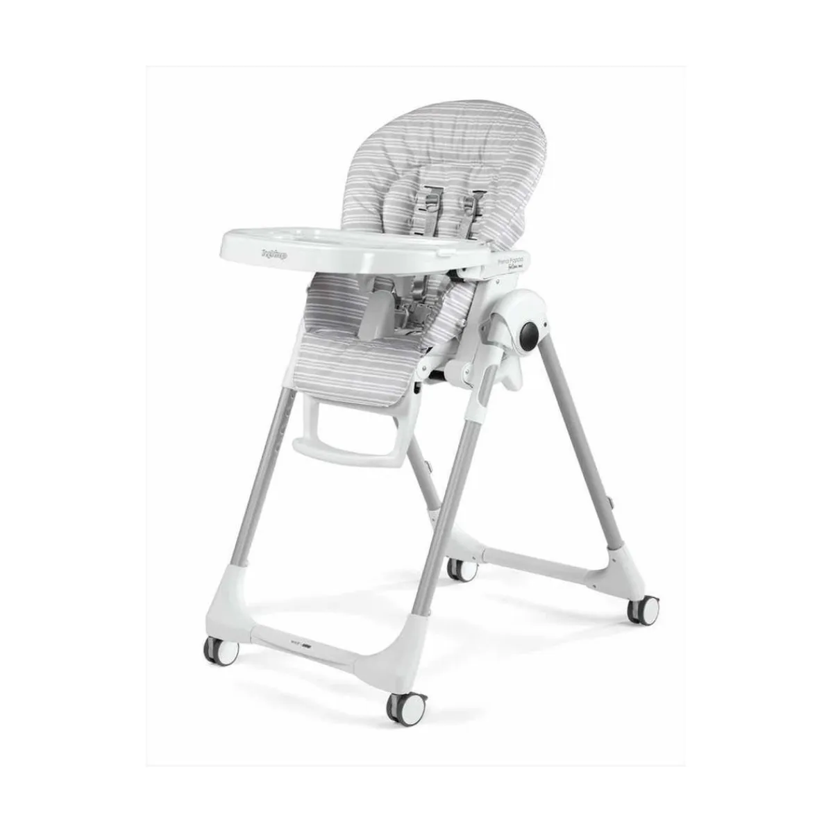 Clearance Peg-Pérego - Trona Prima Pappa Follow Me Linear Grey Tronas·Tronas Bebe