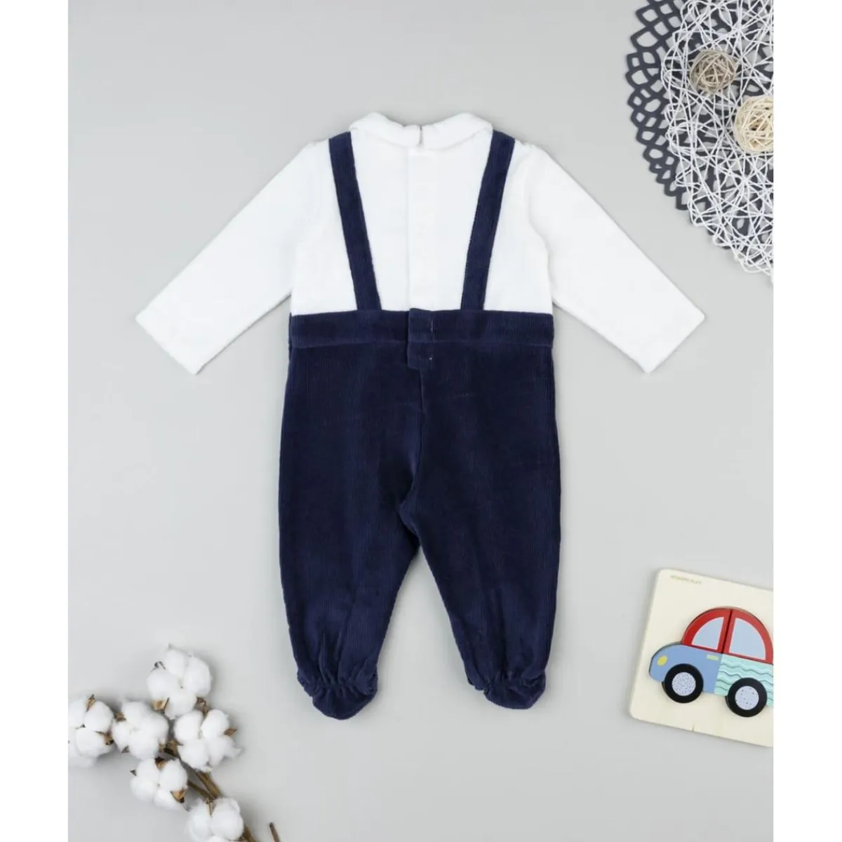 Pelele bebé azul Navidad*Prenatal Best