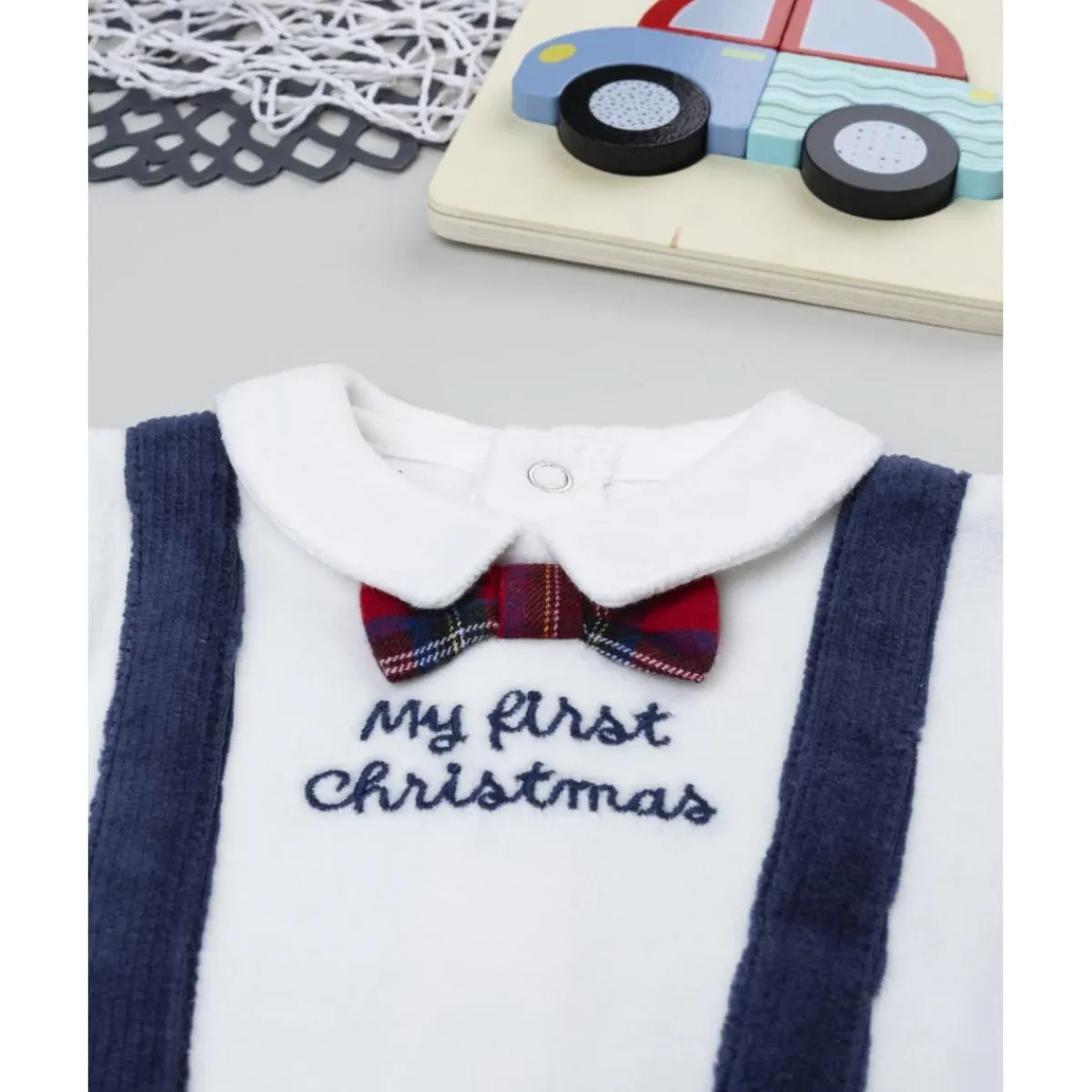 Pelele bebé azul Navidad*Prenatal Best