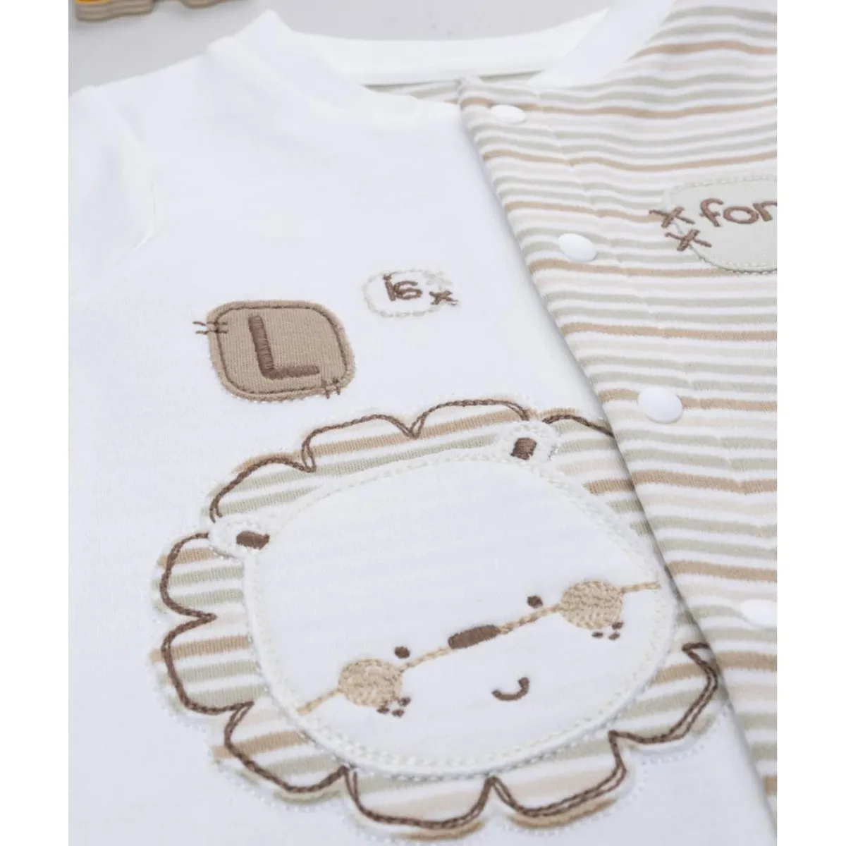 Pelele bicolor león*Prenatal