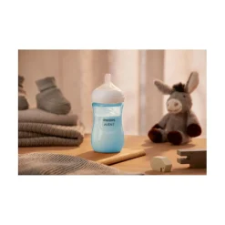 Philips - Biberón Natural Response azul 260 ml (1m+) Biberones Y Chupetes·Biberones